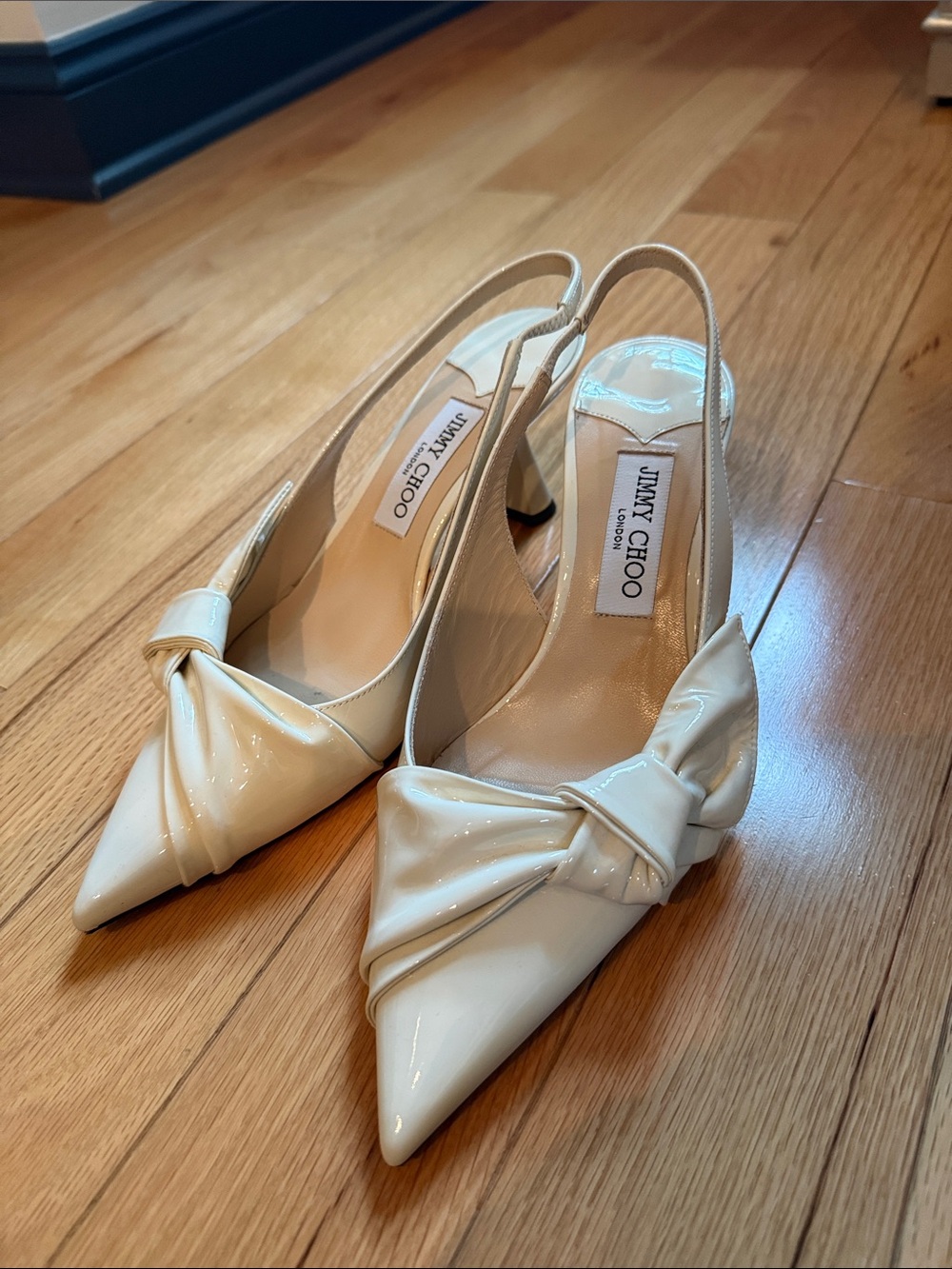 Jimmy Choo Cream Elinor 65 Pumps